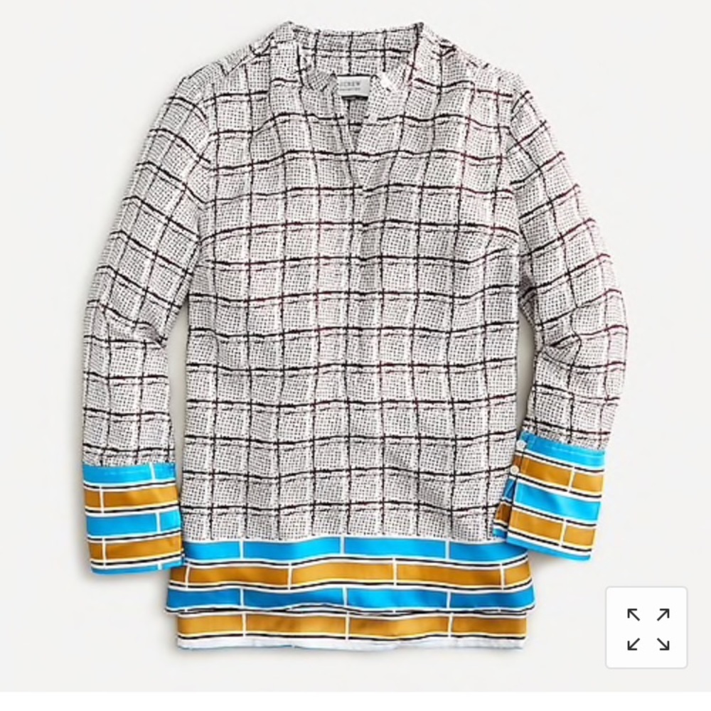 NWT J. Crew Collection Silk Tunic
